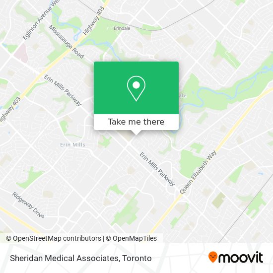 Sheridan Medical Associates map