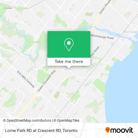 Lorne Park RD at Crescent RD map