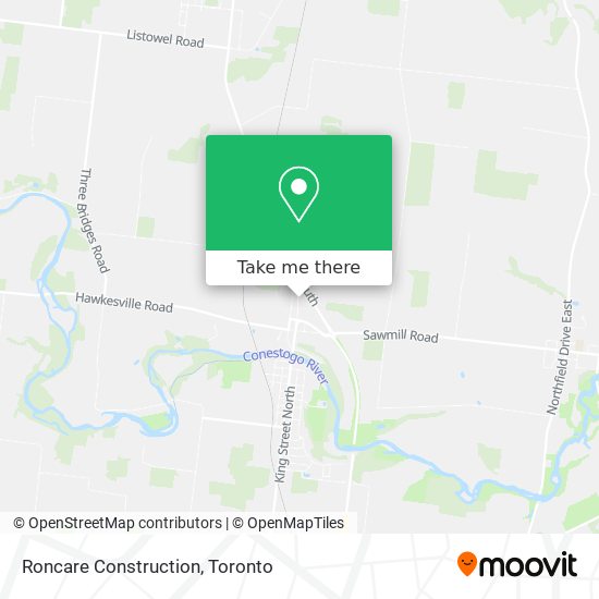 Roncare Construction map