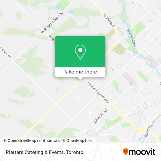 Platters Catering & Events map