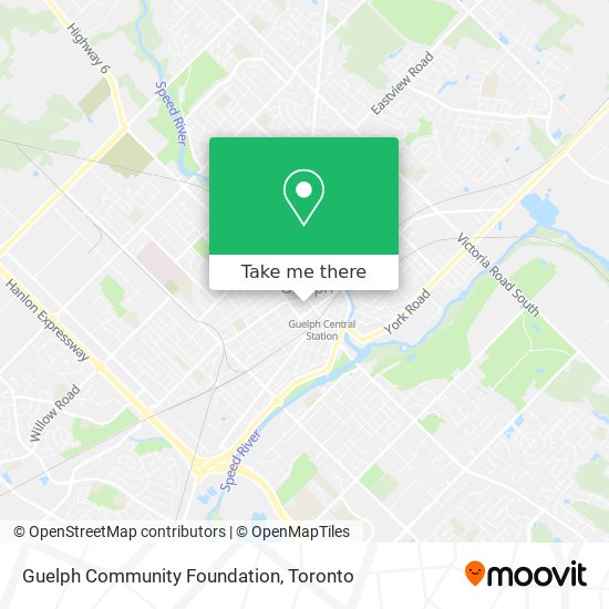 Guelph Community Foundation map