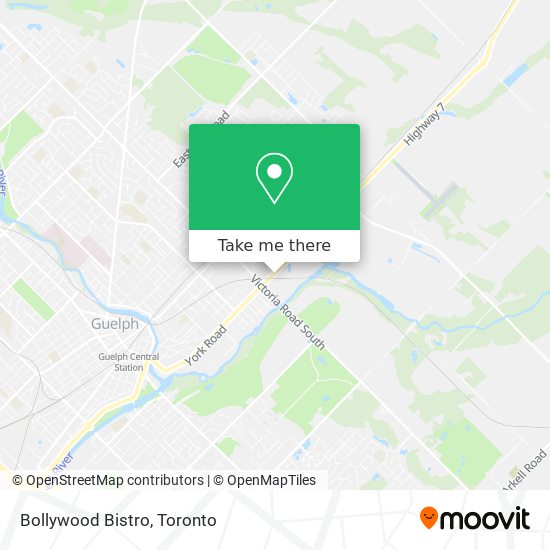 Bollywood Bistro map