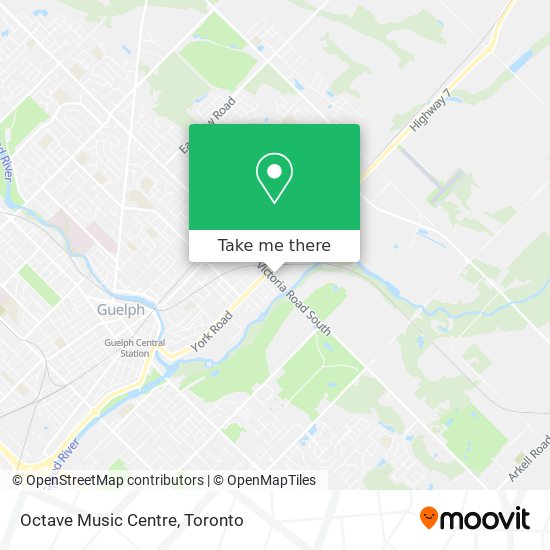 Octave Music Centre map