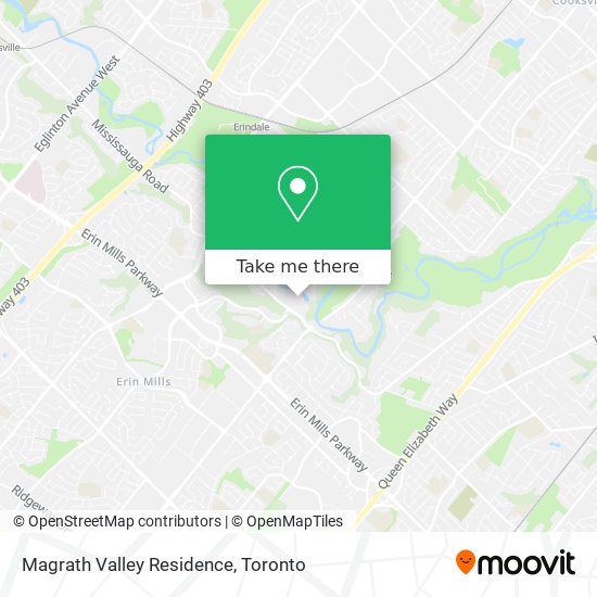Magrath Valley Residence map