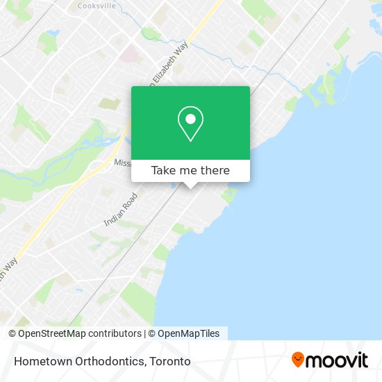 Hometown Orthodontics map