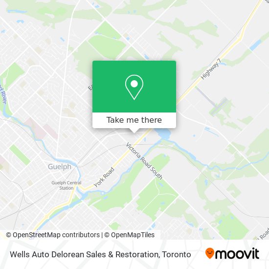 Wells Auto Delorean Sales & Restoration map