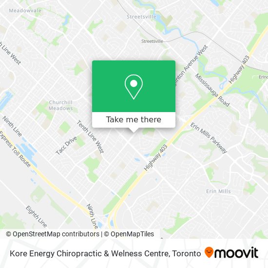 Kore Energy Chiropractic & Welness Centre map