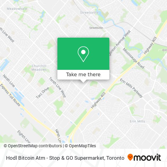 Hodl Bitcoin Atm - Stop & GO Supermarket map