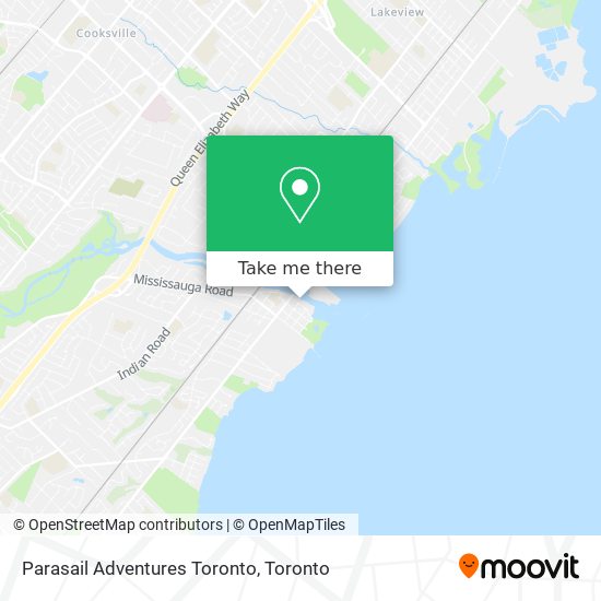 Parasail Adventures Toronto map