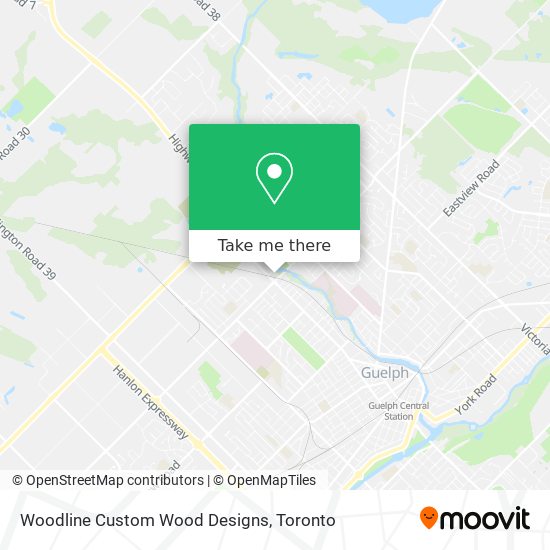 Woodline Custom Wood Designs map