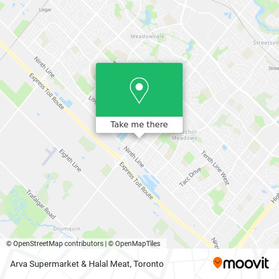 Arva Supermarket & Halal Meat map