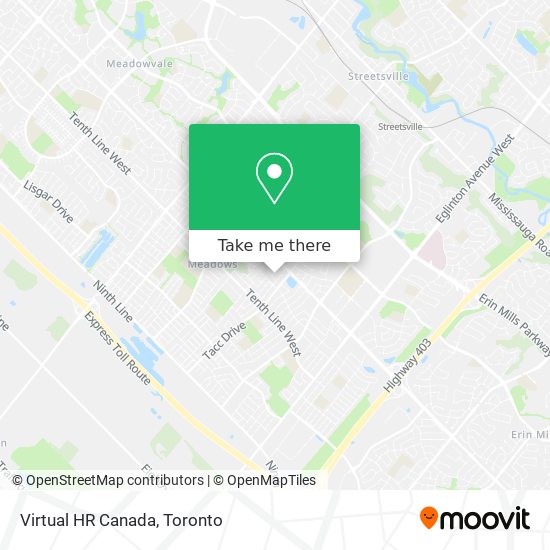 Virtual HR Canada map