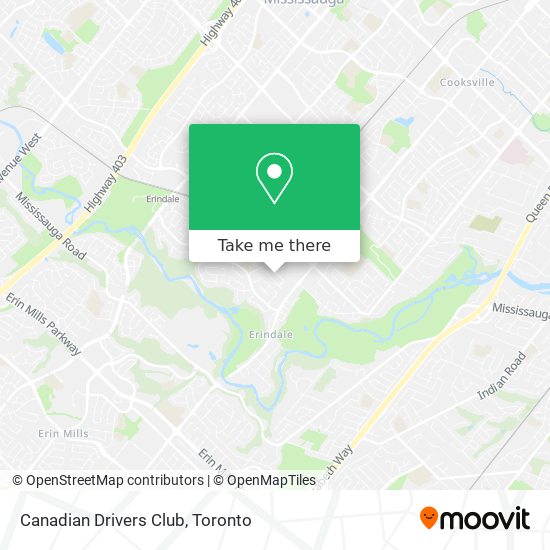 Canadian Drivers Club map