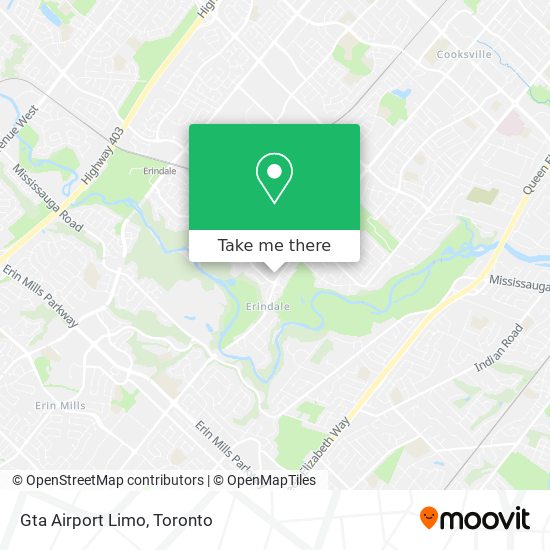 Gta Airport Limo map