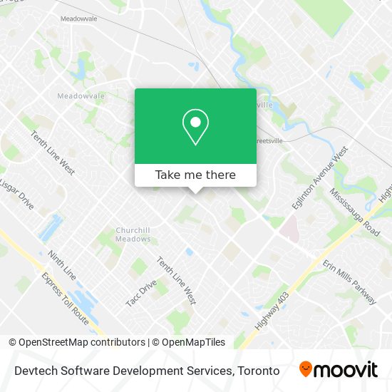 Devtech Software Development Services map