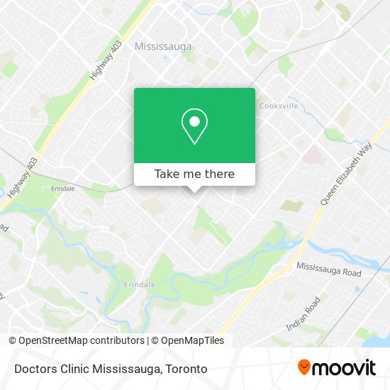 Doctors Clinic Mississauga map