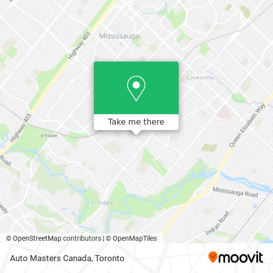Auto Masters Canada map