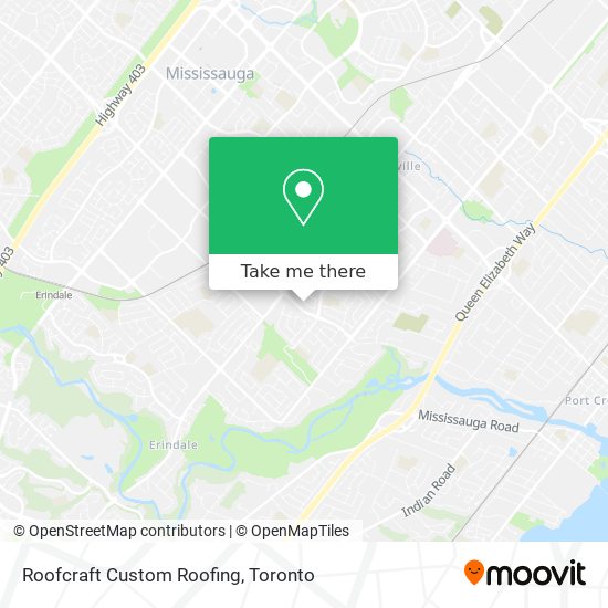 Roofcraft Custom Roofing map