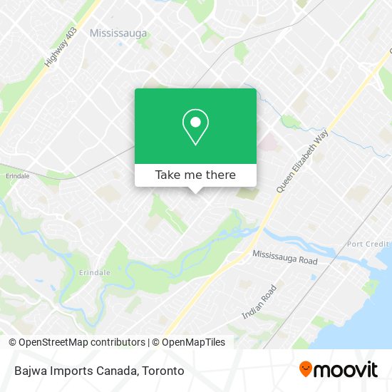 Bajwa Imports Canada map