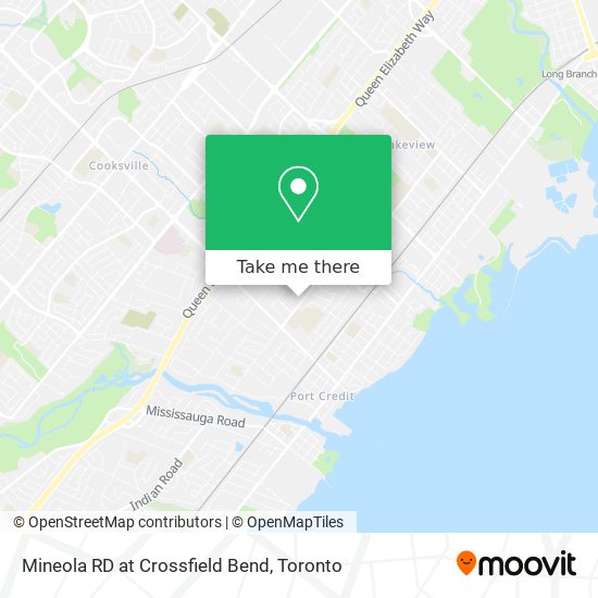 Mineola RD at Crossfield Bend map