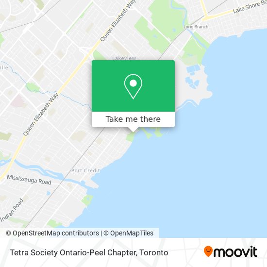 Tetra Society Ontario-Peel Chapter map