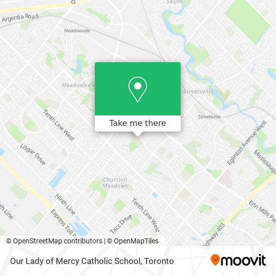 Our Lady of Mercy Catholic School map