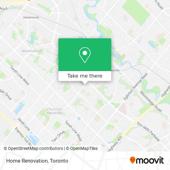 Home Renovation map