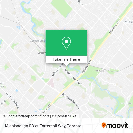 Mississauga RD at Tattersall Way map