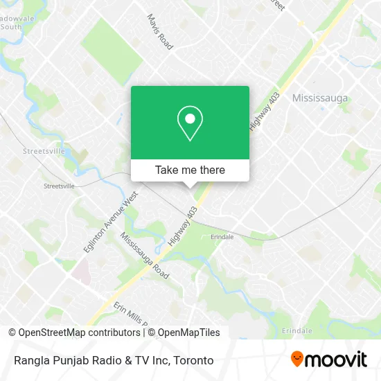 Rangla Punjab Radio & TV Inc map