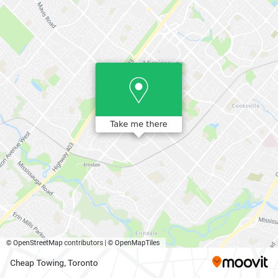 Cheap Towing map