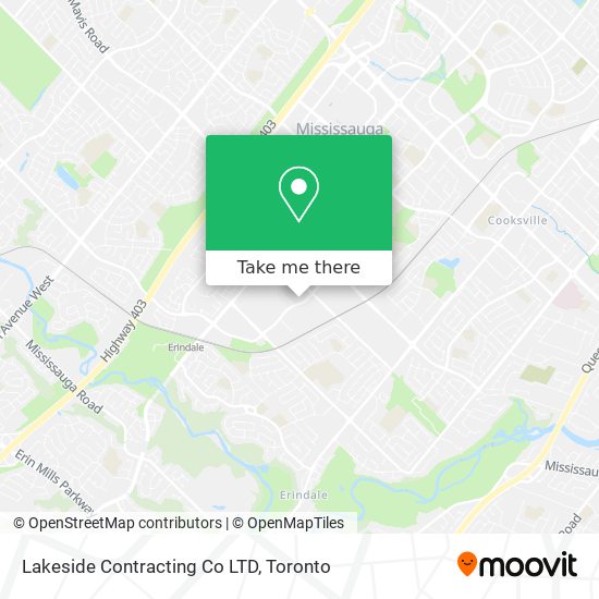 Lakeside Contracting Co LTD map