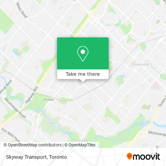 Skyway Transport map