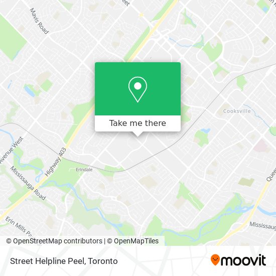 Street Helpline Peel map