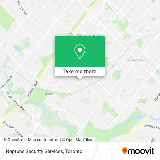 Neptune Security Services map