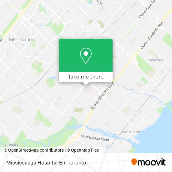 Mississauga Hospital-ER map