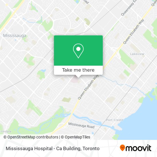 Mississauga Hospital - Ca Building map