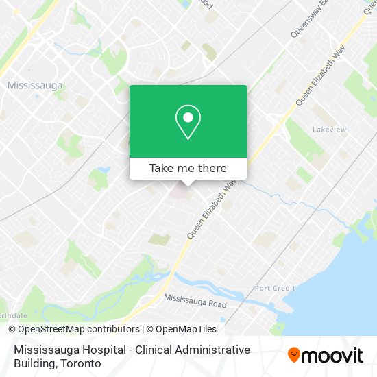 Mississauga Hospital - Clinical Administrative Building map
