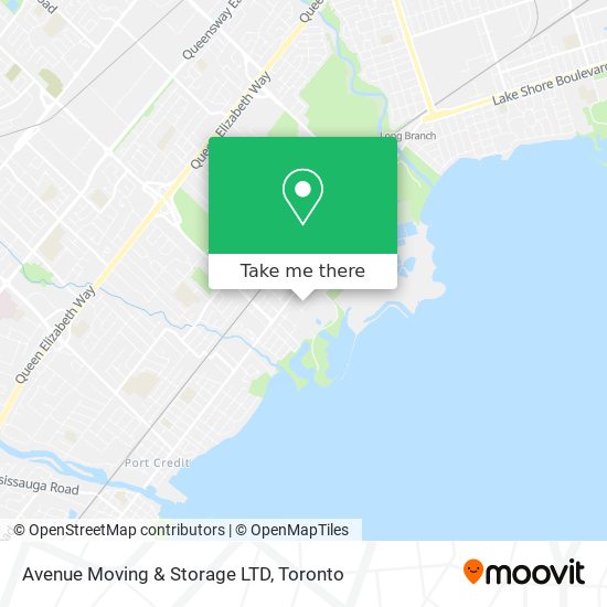 Avenue Moving & Storage LTD map