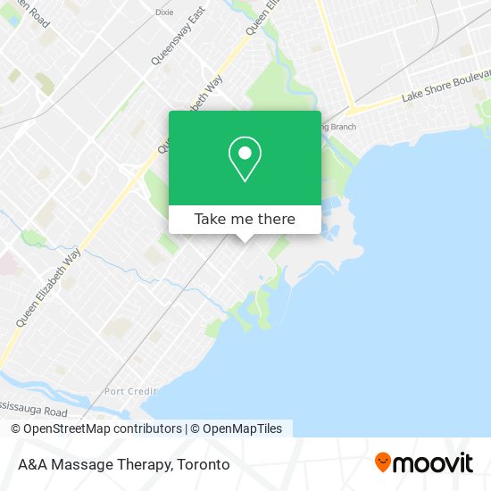 A&A Massage Therapy map