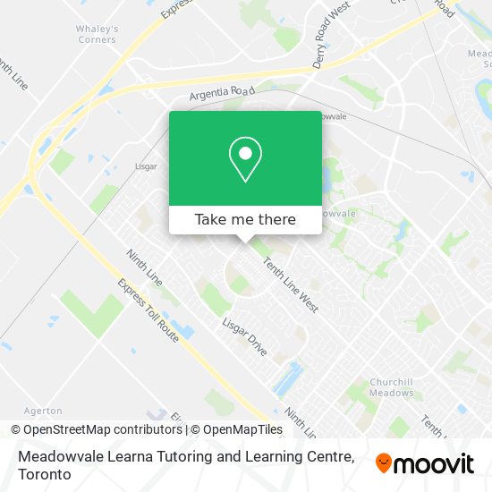 Meadowvale Learna Tutoring and Learning Centre map