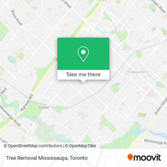 Tree Removal Mississauga map