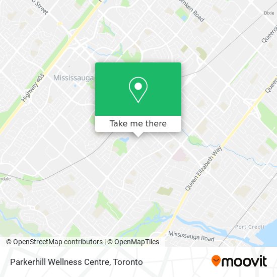 Parkerhill Wellness Centre map