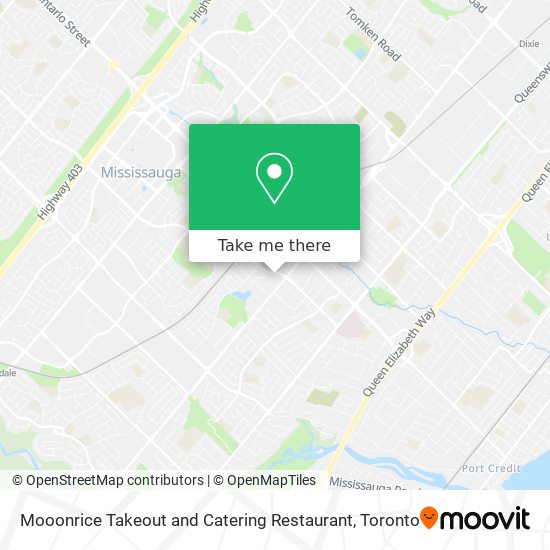 Mooonrice Takeout and Catering Restaurant map