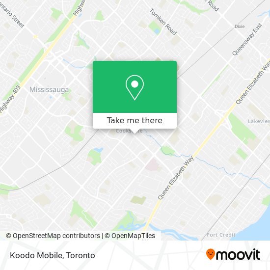 Koodo Mobile map