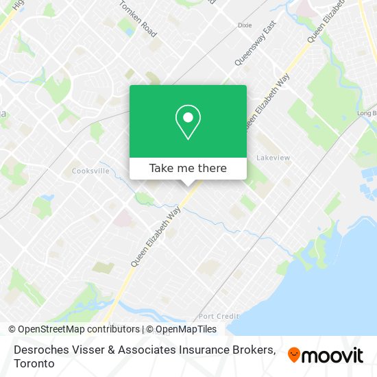 Desroches Visser & Associates Insurance Brokers map