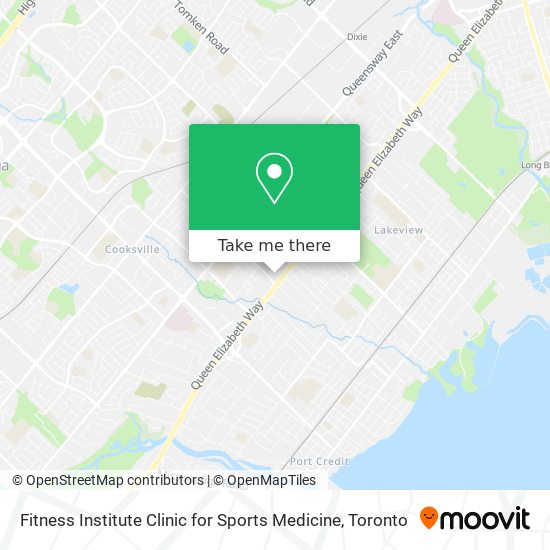 Fitness Institute Clinic for Sports Medicine map