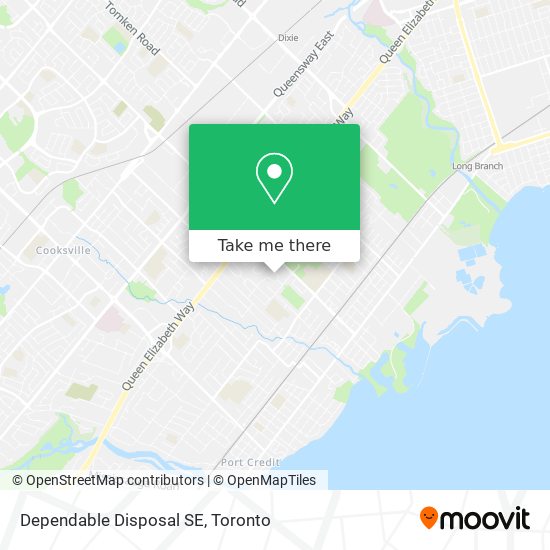 Dependable Disposal SE map