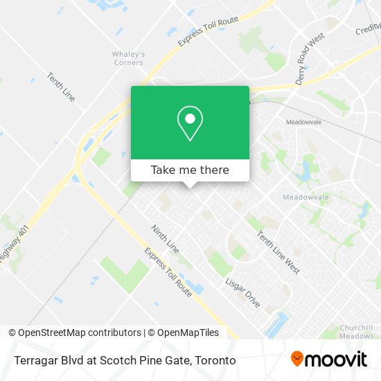 Terragar Blvd at Scotch Pine Gate map