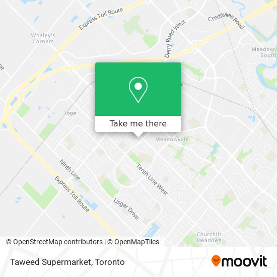 Taweed Supermarket map