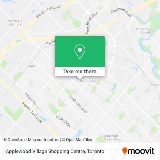 Applewood Village Shopping Centre map